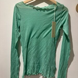 Eliza Faulkner Jess top mint green